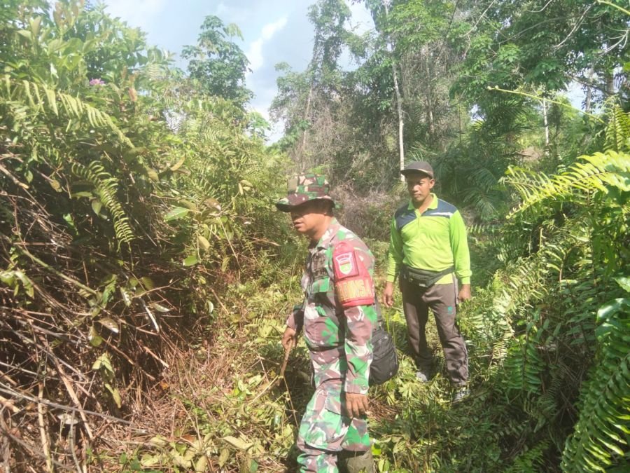 Cegah Karhutla, TNI dan Warga Perkuat Patroli di Rupat
