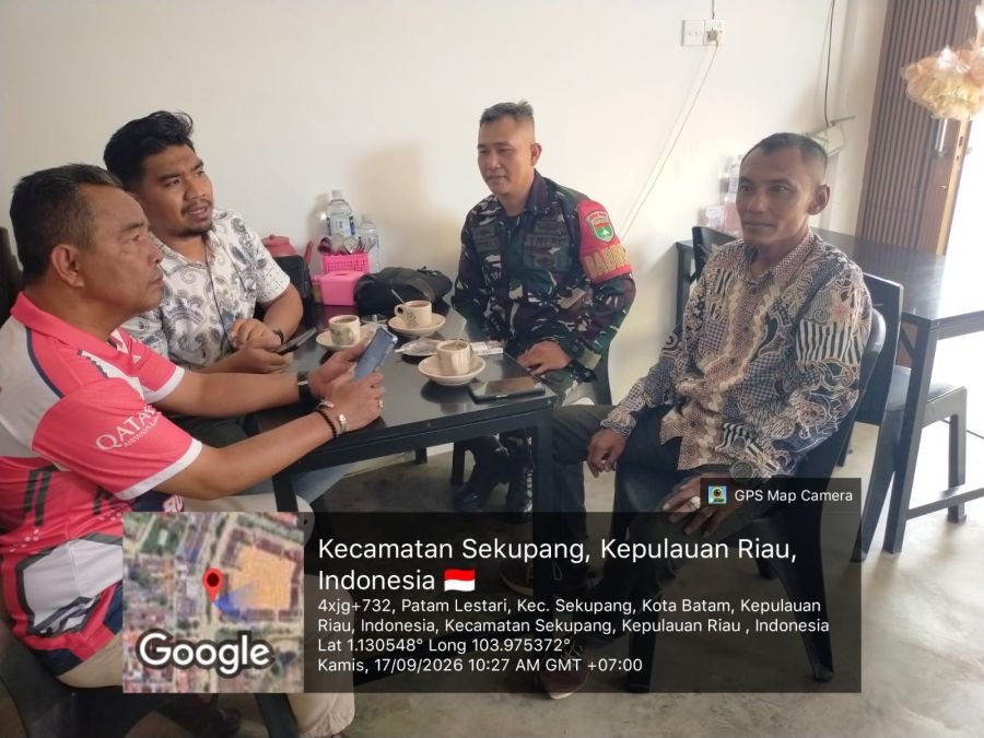 Cegah Kebakaran, Babinsa Tiban Indah Tegaskan Larangan Bakar Sampah Sembarangan
