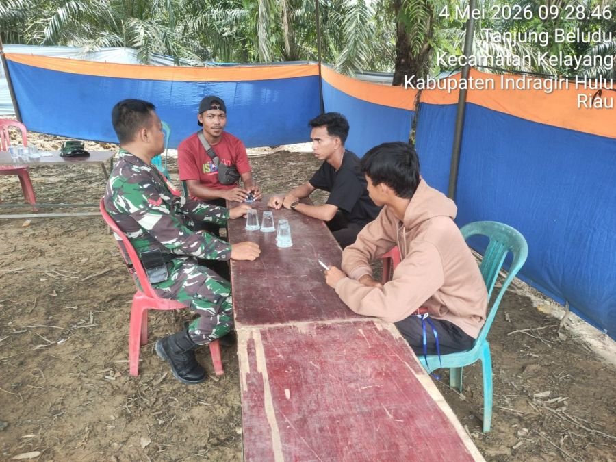 Cegah Penyalahgunaan Narkoba, Babinsa Ramil 04/PP Ajak Tokoh Pemuda Jadi Garda Terdepan