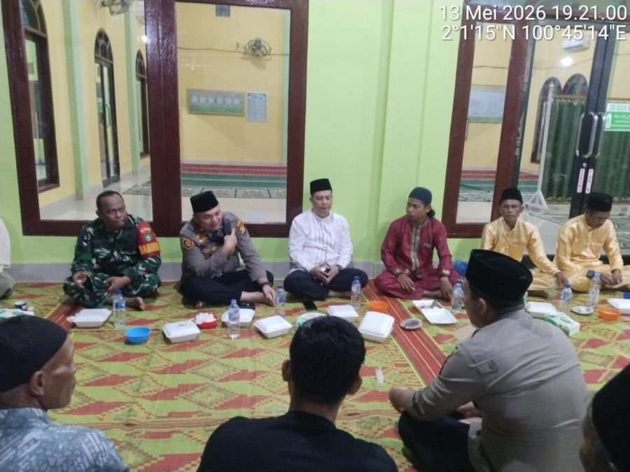 Cegah Peredaran Gelap, Upika Pekaitan Gelar Sosialisasi Bahaya Narkoba di Masjid Al Ikhlas