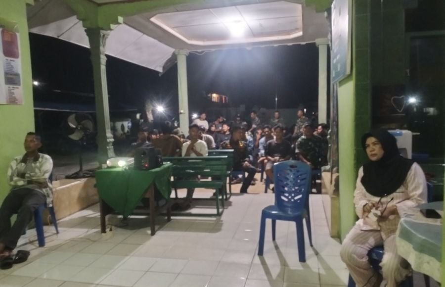 Ciptakan Keharmonisan, Koramil 01/Bangko Gelar Nobar Piala Dunia 2026 Bersama Masyarakat