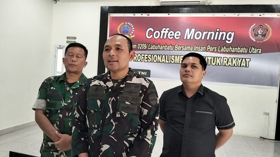 Coffee Morning Dandim 0209 dan Wartawan Perkuat Kemitraan Strategis