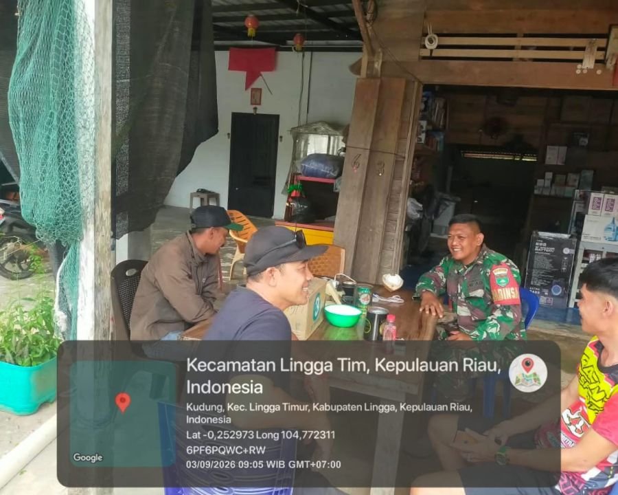Cuaca Ekstrem Mengintai, Babinsa Desa Kudung Larang Warga Bakar Sampah dan Buka Lahan dengan Api