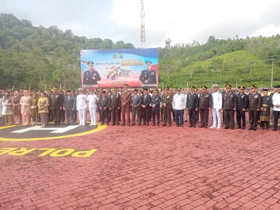 Dalam rangka memperingati Hari Ulang Tahun (HUT) Bhayangkara ke-80, Kepolisian Resor (Polres) Lingga