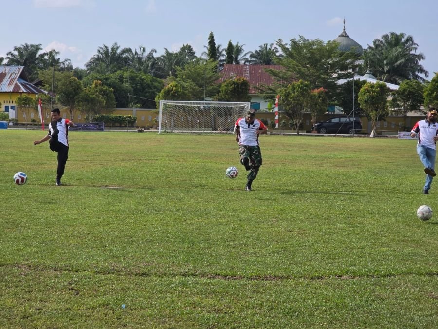 Danramil 05/KK Hadiri Turnamen Sepak Bola dan Bola Voli
