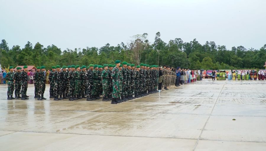 Dampak Positif Kehadiran Yonif TP 849/BS dirasakan Langsung oleh Masyarakat Lingga