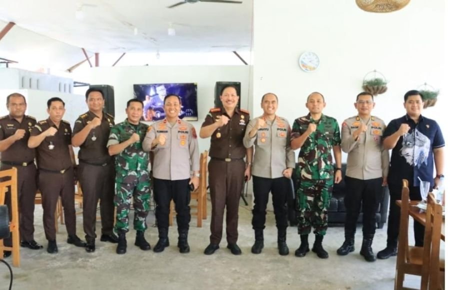 Dandim 0209/Labuhanbatu Perkuat Sinergi TNI, Polri dan Kejaksaan
