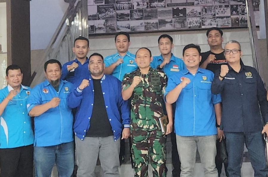 Dandim 0209/LB Terima Audensi dan Silahturahmi DPD KNPI Labura, Perkuat Sinergi Pemuda dan TNI