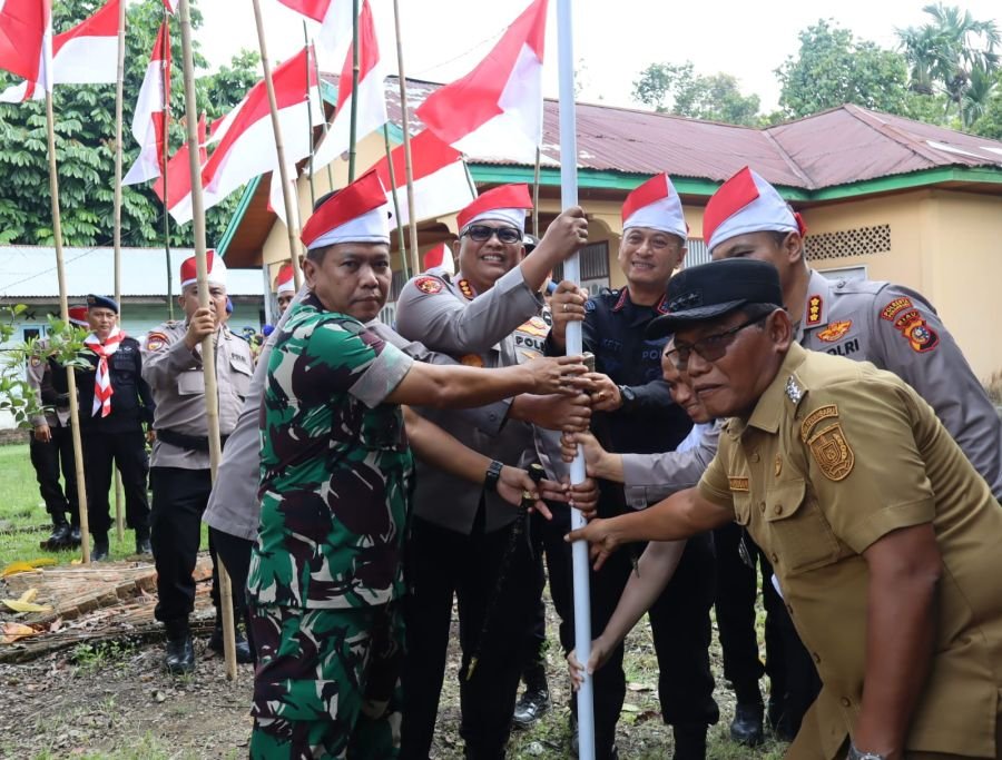 Dandim 0301/Pbr  Hadiri Ekspedisi Merah Putih Presisi, Wujud Sinergi TNI-Polri untuk Masyarakat