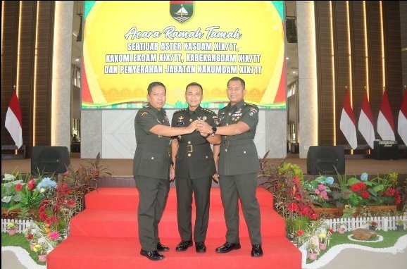 Dandim 0301/Pbr Hadiri Sertijab Pejabat Kodam XIX/TT dan Tradisi Satuan