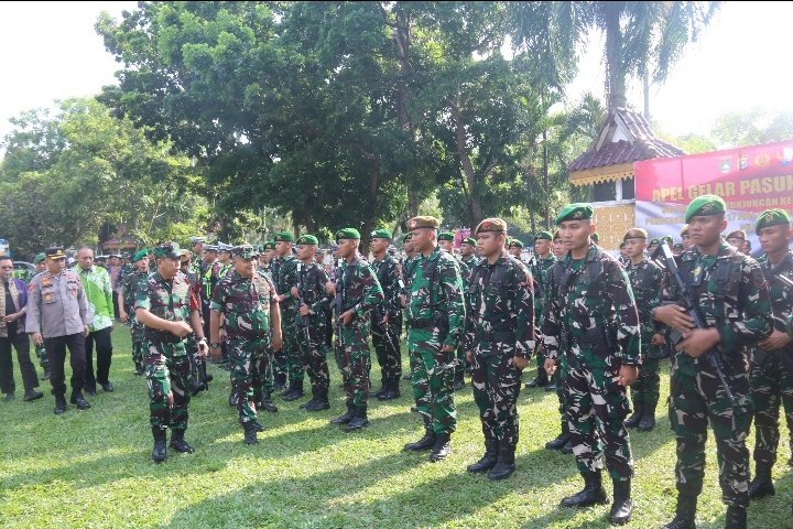 Dandim 0301/Pekanbaru Pimpin Apel Kesiapan Pengamanan VVIP di Pekanbaru
