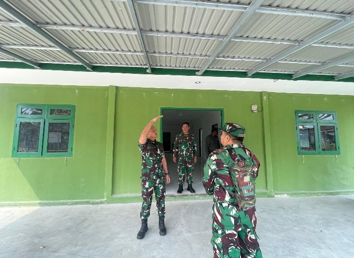 Dandim 0303/Bengkalis Tinjau Aula Koramil, Jaga Ruang Kebersamaan