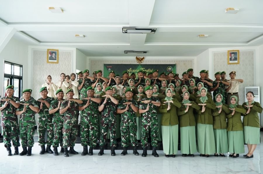 Dandim 0314/Inhil Pimpin Upacara Korp Raport Pindah Satuan