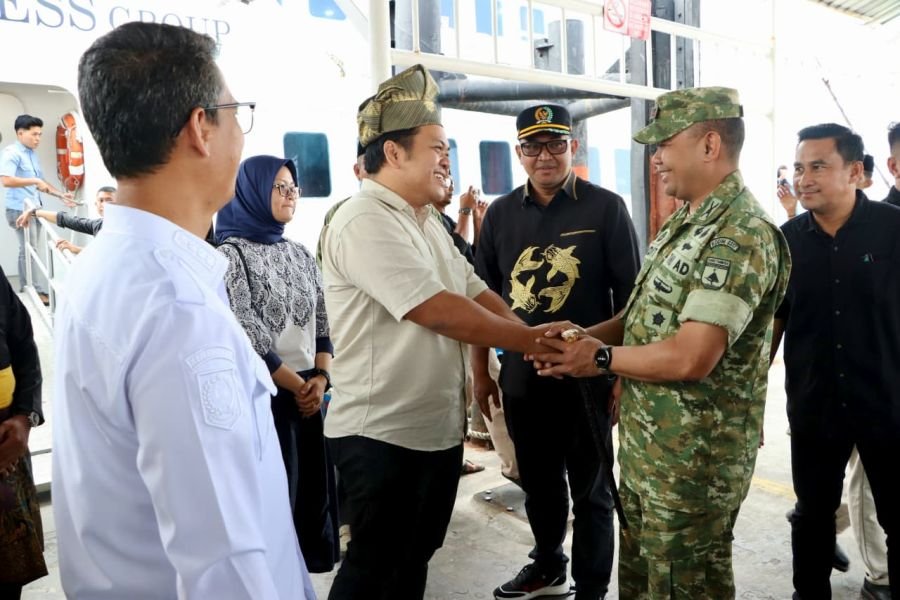 Dandim 0317/TBK Sambut Kajari Baru, Sinergi Hukum Diperkuat