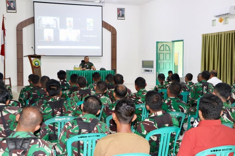 DANDIM 0317/TBK TEKANKAN JAUHI NARKOBA HINDARI PELANGGARAN