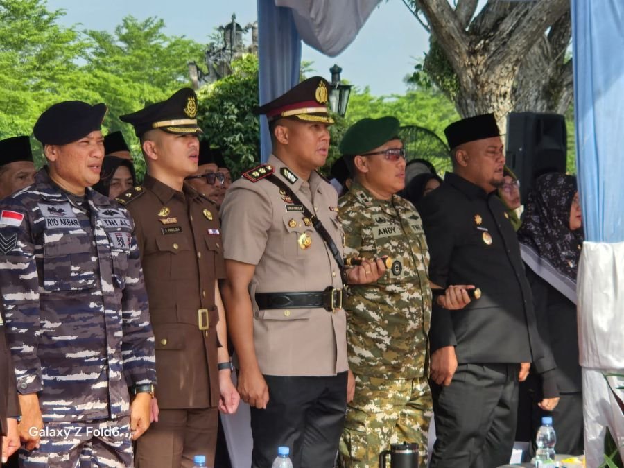 Dandim 0322/Siak Hadiri Upacara Gabungan HUT Damkar, Hardiknas & Harkitnas 2026
