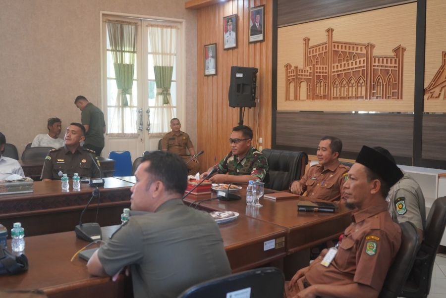 Dandim 0322/Siak Ikuti Rakor Nasional Penanggulangan Puncak Karhutla 2026