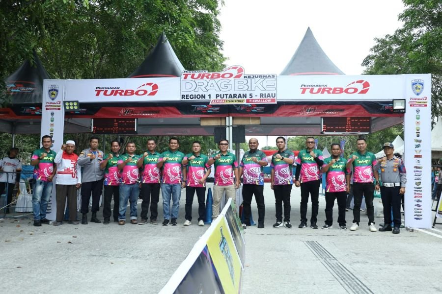 DANDIM 0322/SIAK RESMI BUKA KEJURNAS DRAGBIKE REGION 1 PUTARAN 5-RIAU 2026, PEREBUTKAN PIALA DANDIM.