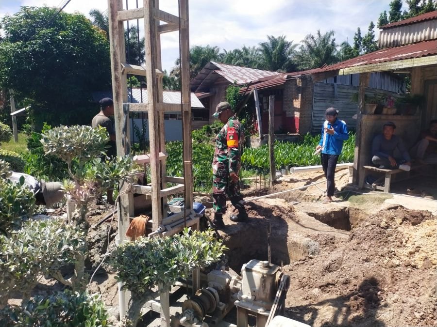 Dandim Bengkalis: Sumur Bor di Bukit Kerikil Terus Dikebut, Air Bersih untuk Rakyat Segera Hadir