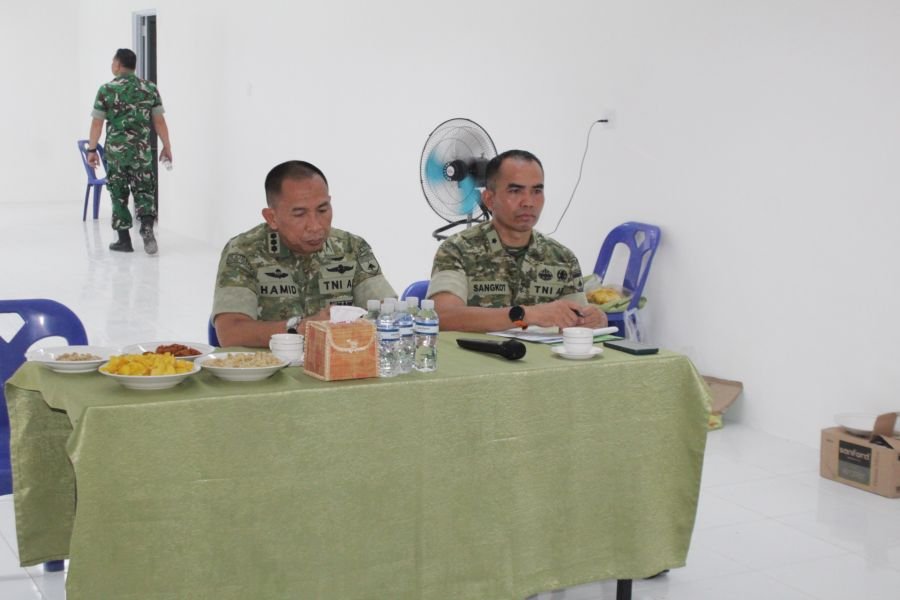 Dandim dan Pasi Ter Kodim 0315/TPI Ikuti Zoom Meeting Bersama Kaster Panglima TNI di KDKMP
