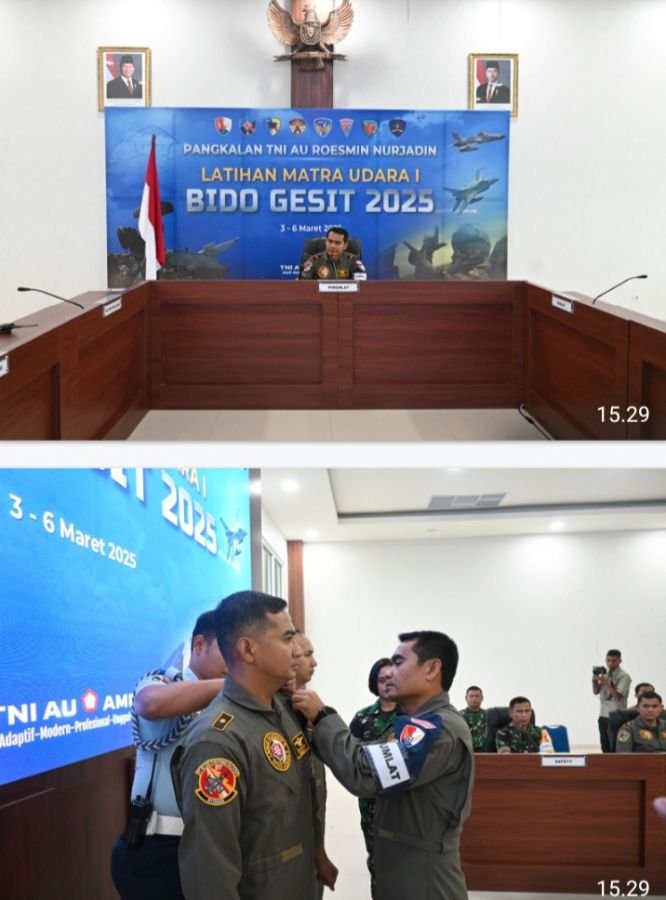Danlanud Roesmin Nurjadin Buka Latihan Matra Udara I Bido Gesit 2025: Uji Kesiapan Tempur Udara