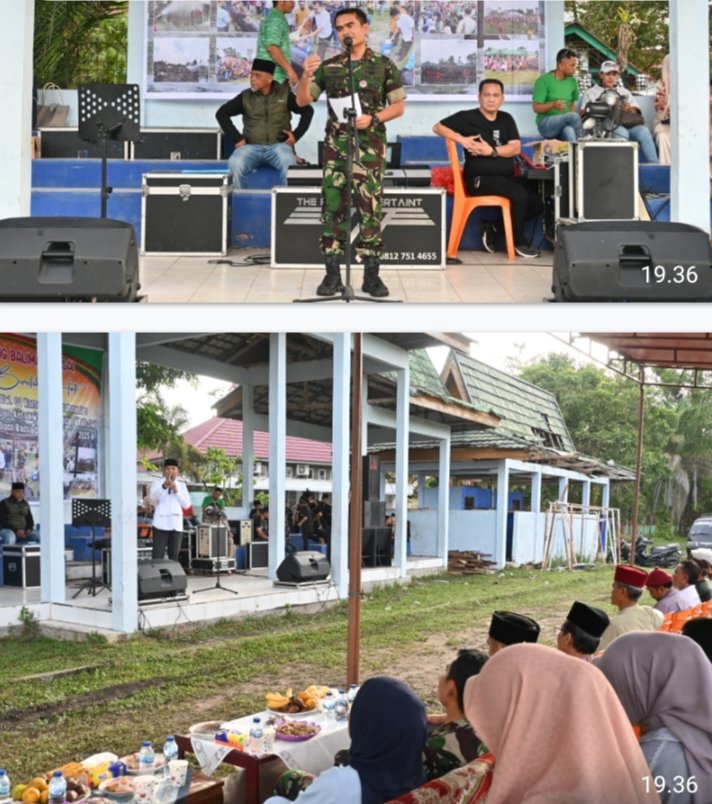 Danlanud Roesmin Nurjadin Hadiri Balimau Kasai di Sidomulyo Timur