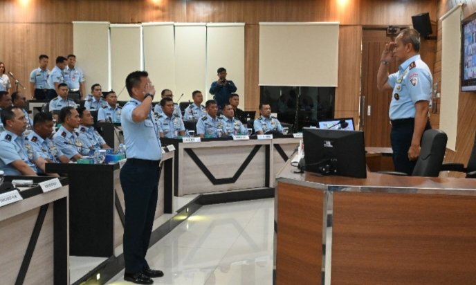 Danlanud Roesmin Nurjadin Hadiri Exit Briefing Pangkoops I