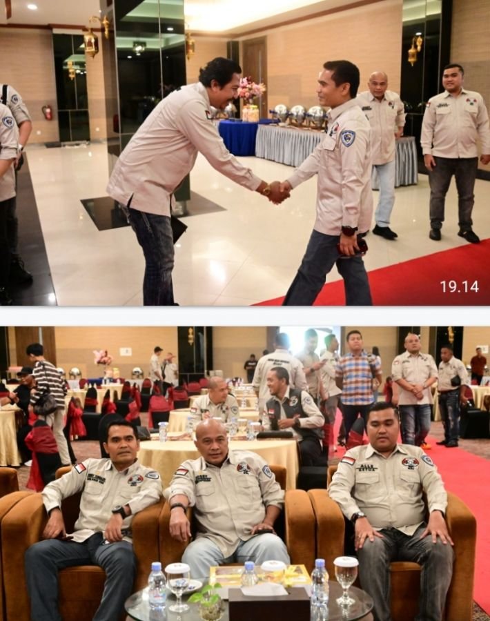 Danlanud Roesmin Nurjadin Hadiri Pelantikan dan Pengukuhan Pengurus MBI Riau 2025-2028