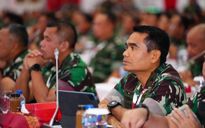 Danlanud Roesmin Nurjadin Hadiri Rapim TNI 2025, Bahas Strategi Pertahanan dan Sinergi Nasional