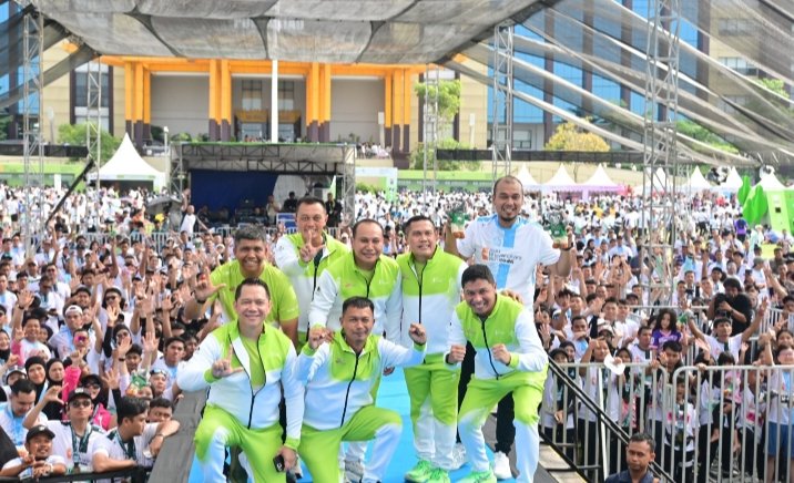 Danlanud Roesmin Nurjadin Hadiri Riau Bhayangkara Run 2026