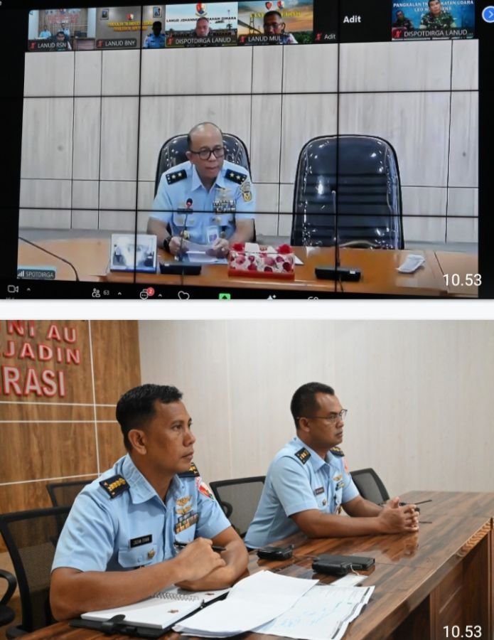 Danlanud Roesmin Nurjadin Ikuti Rakor MBG dan Ketahanan Pangan, Dukung Program Pemerintah