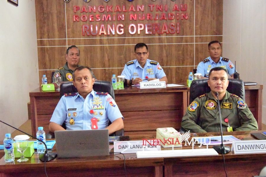Danlanud Roesmin Nurjadin Ikuti Rapat Koordinasi Kesiapan Infrastruktur 
