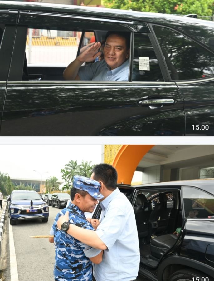 Danlanud Roesmin Nurjadin Lepas Keberangkatan Irjen Pol. M. Iqbal ke Jakarta