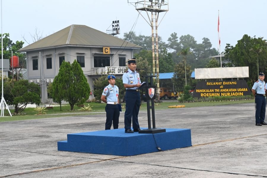 Danlanud Roesmin Nurjadin Pimpin Apel Luar Biasa Tahun Baru 2024