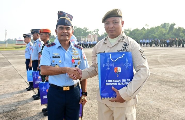 Danlanud Roesmin Nurjadin Pimpin Apel Luar Biasa Jelang Apel Kesiapsiagaan Karhutla Nasional 2025