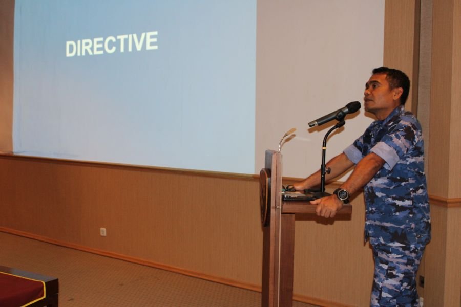 Danlanud Roesmin Nurjadin Pimpin Briefing Penerbangan