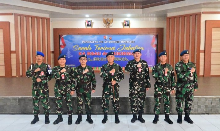 Danlanud Roesmin Nurjadin Pimpin Sertijab Kepala RSAU dr. Sukirman