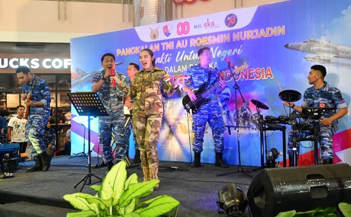 Danlanud RSN Apresiasi Suksesnya Pameran ‘Bakti Untuk Negeri’ di Mall SKA