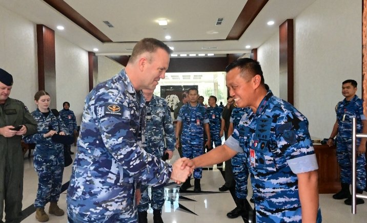 Danlanud RSN Dampingi CAF RAAF dalam Base Brief Gladi Latihan Super Garuda Shield 2025