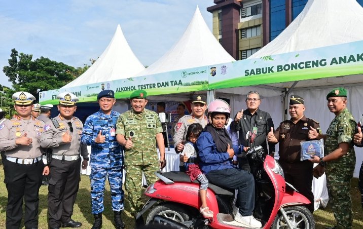 Danlanud RSN Hadiri Apel Operasi Zebra Lancang Kuning 2025