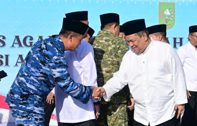 Danlanud RSN Hadiri Doa Bersama Lintas Agama Untuk Korban Bencana Aceh, Sumut, dan Sumbar