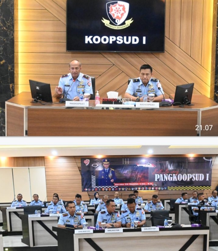Danlanud RSN Hadiri Entry Briefing Pangkoopsud I