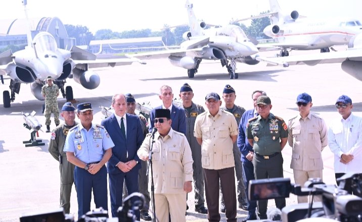 Danlanud RSN Hadiri Penyerahan Rafale Alpalhankam Strategis TNI, Perkuat Pertahanan Udara Nasional