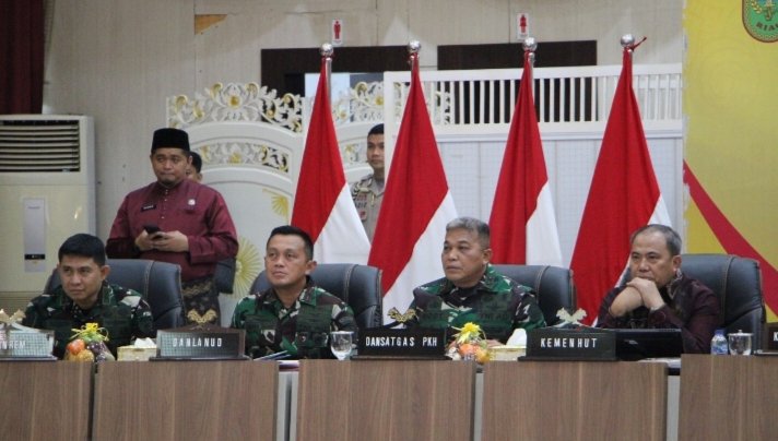 Danlanud RSN Hadiri Rakor Pemulihan Ekosistem TNTN: Pemerintah dan Forkopimda Riau Satukan Langkah