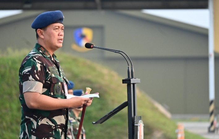 Danlanud RSN Pimpin Apel Halal Bihalal, Teguhkan Komitmen Pengabdian dan Kesiapan Tugas