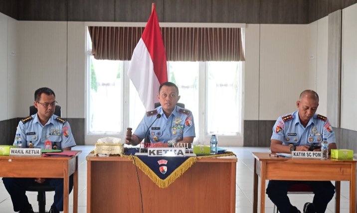 Danlanud RSN Pimpin Sidang Pantukhirda Bintara PK TNI AU Gelombang I TA 2025