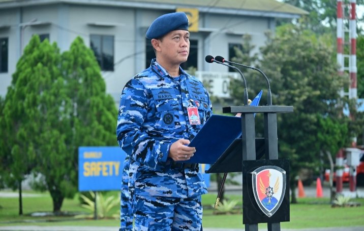 Danlanud RSN Pimpin Upacara Bendera 17 September