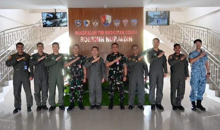 Danlanud RSN Sambut Hangat Delegasi RSAF Jelang Latihan Manyar Indopura ke-20