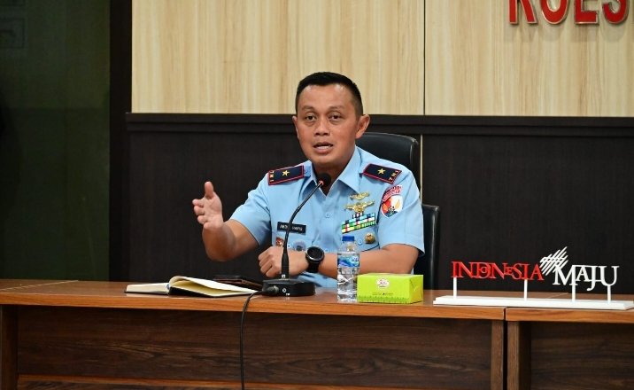 Danlanud RSN Tekankan Safety dan Profesionalisme Saat Pimpin Entri Briefing Perwira