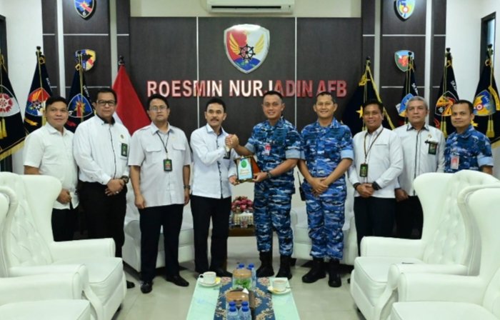 Danlanud RSN Terima Kunjungan Silaturahmi Ketua PTUN Pekanbaru